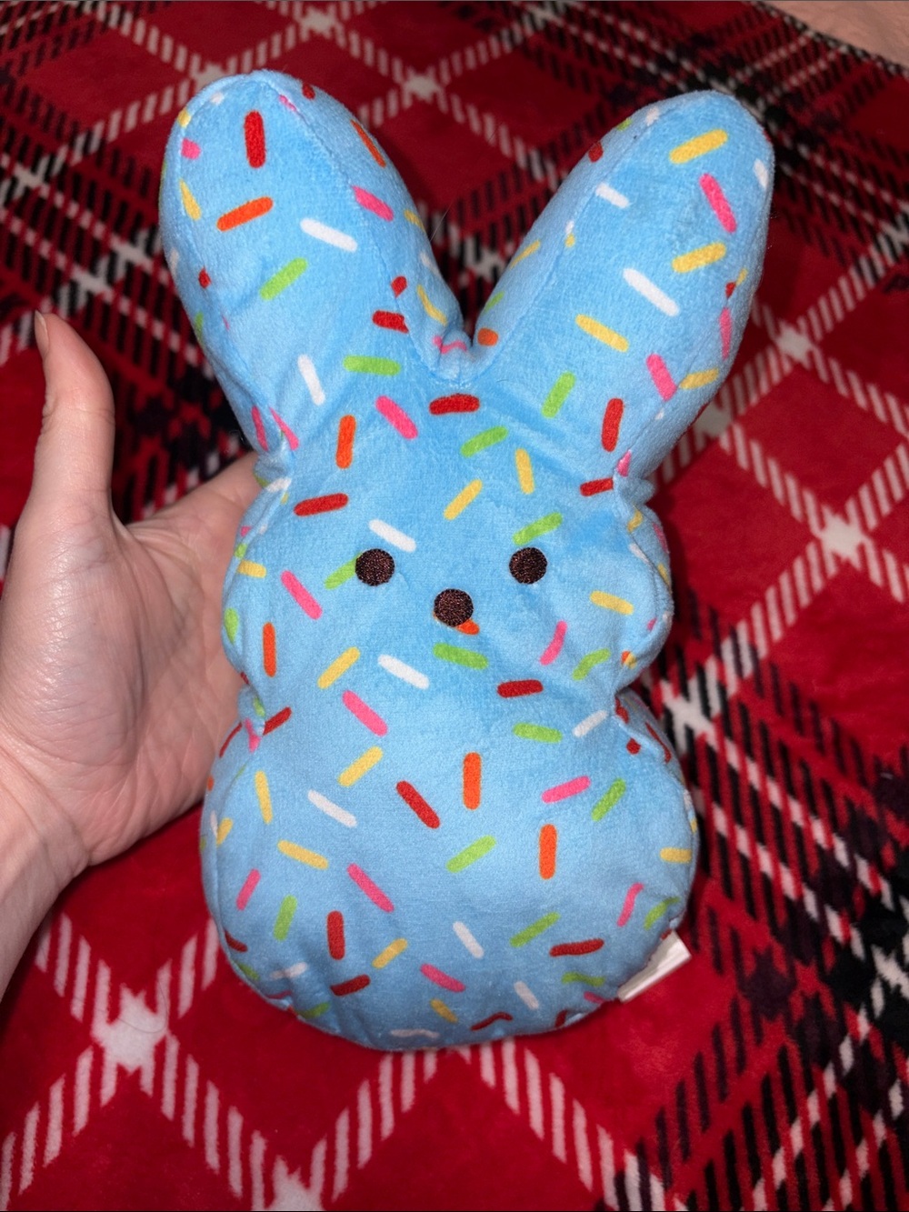 Blue Sprinkle Bunny Plush - Cute Soft Stuffed Animal
